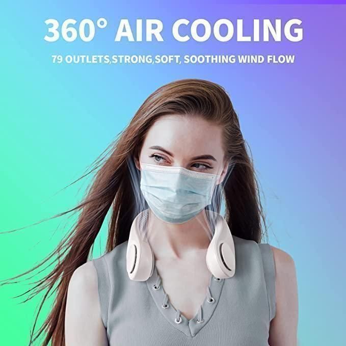 Rechargeable Neck Fan.