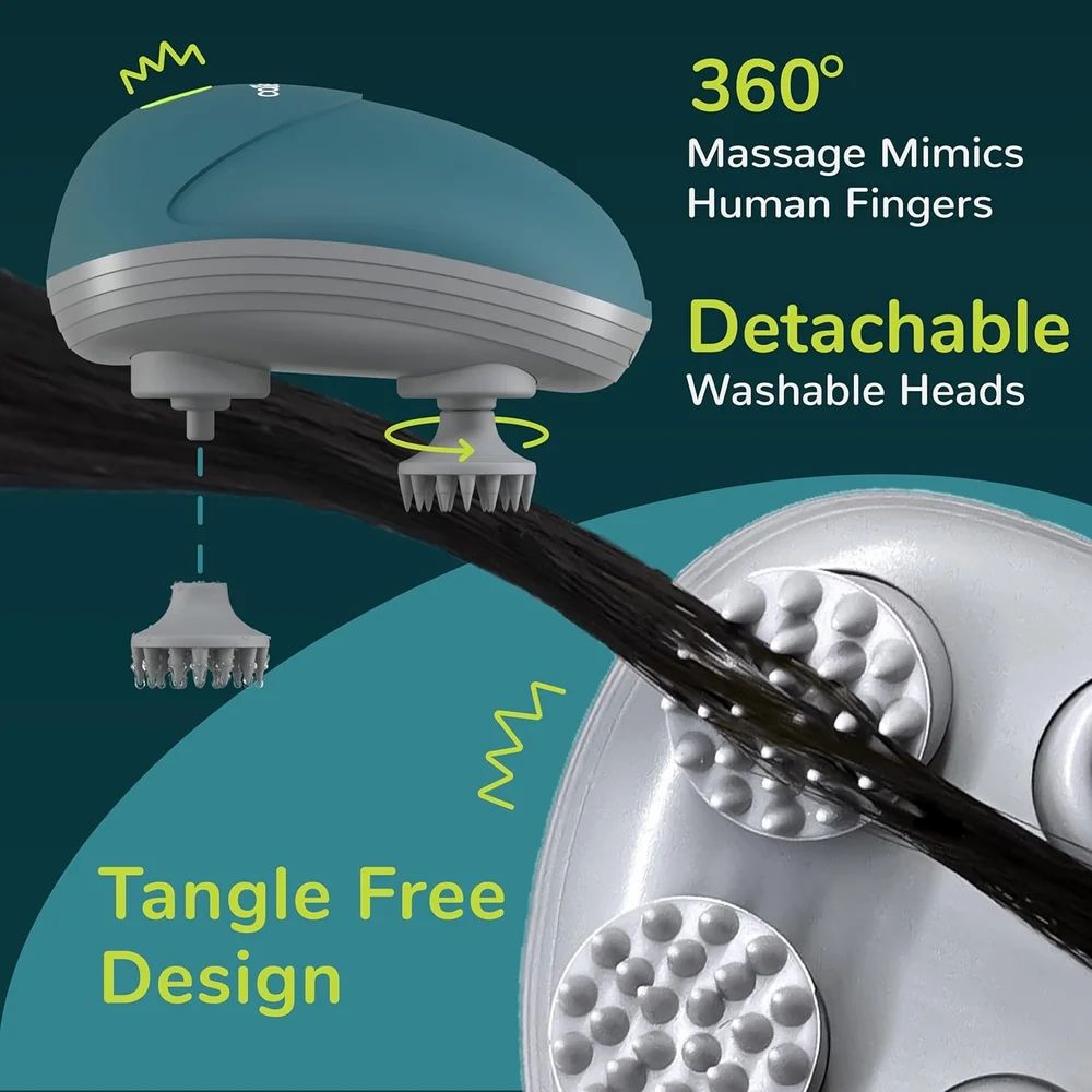 Electric Scalp & Head Massager – Stress Relief & Hair Growth Tool