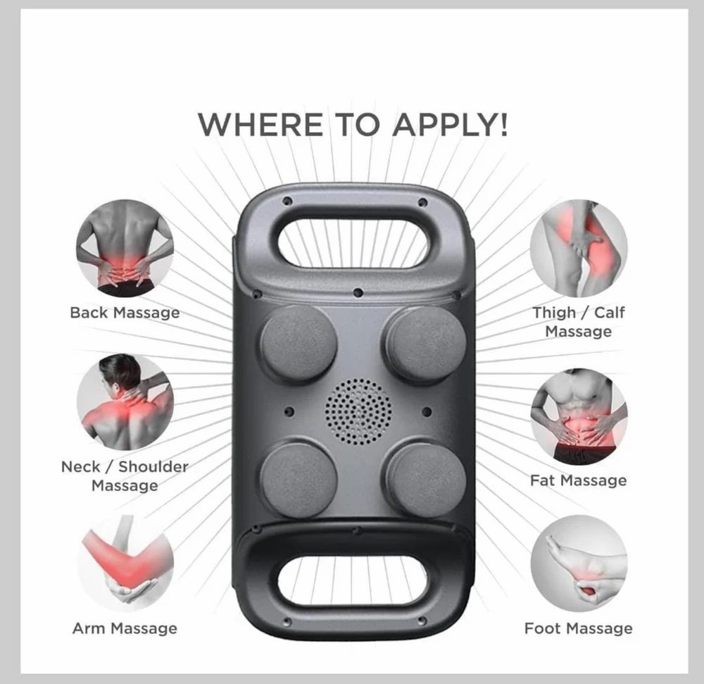 Electric Handheld Scalp & Full Body Massager โ USB Rechargeable & Waterproof