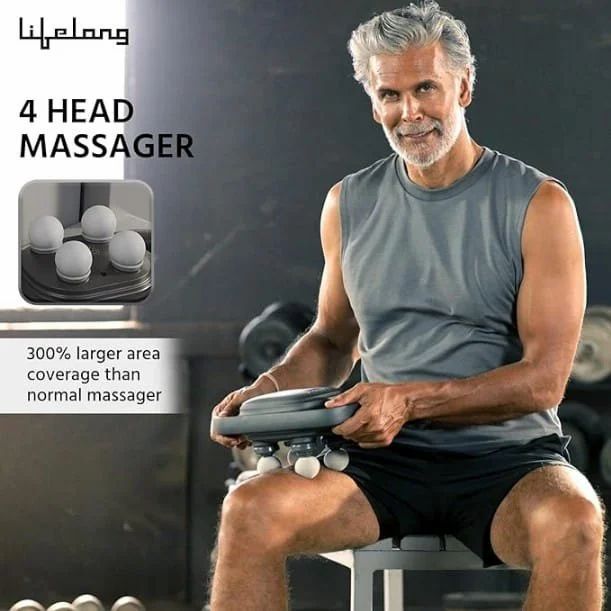 Electric Handheld Scalp & Full Body Massager โ USB Rechargeable & Waterproof